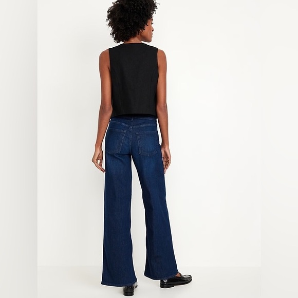Old Navy WOW High Waisted Wide Leg Jeans - Size 10 - Picture 3 of 11